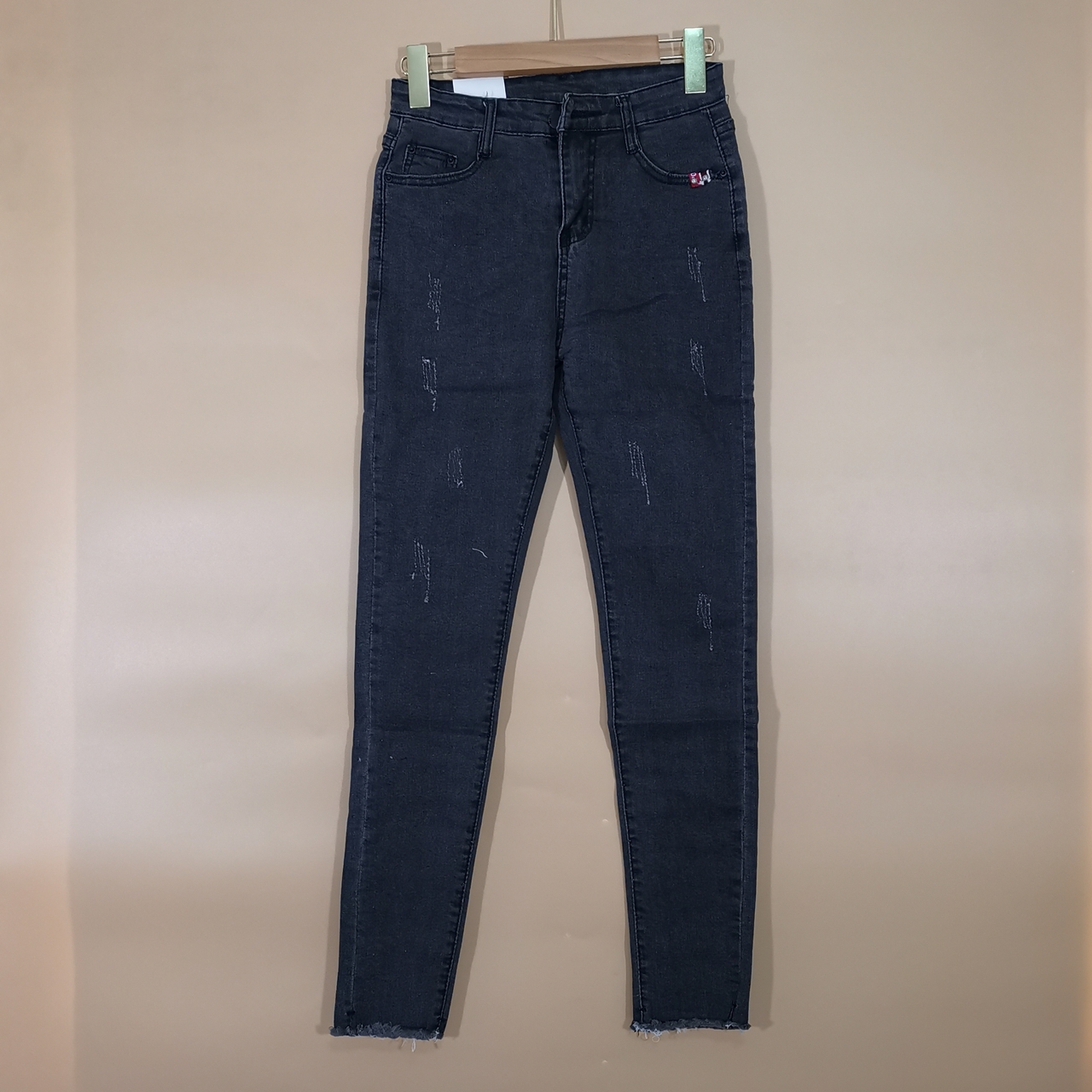 Jeans326 กางเกงยีนส์ขายาวทรงเดฟสีดำ ผ้ายีนส์แท้ยีนส์ฟอกยืดนิ่ม แฟชั่นนำเข้าเกรดพรีเมียม ผ้านุ่มน่าใส่ทรงสวยงานดี แมทช์กับอะไรก็เข้า