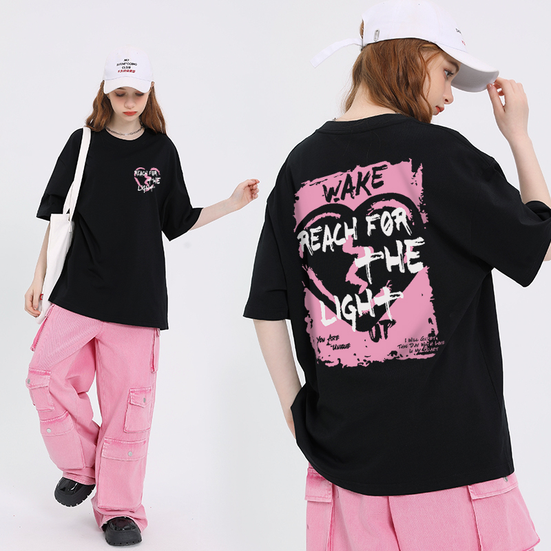 เสื้อผ้าวัยรุ่นเกาหลี เสื้อยืดวัยรุ่นผู้หญิง มีขนาด S M L XL