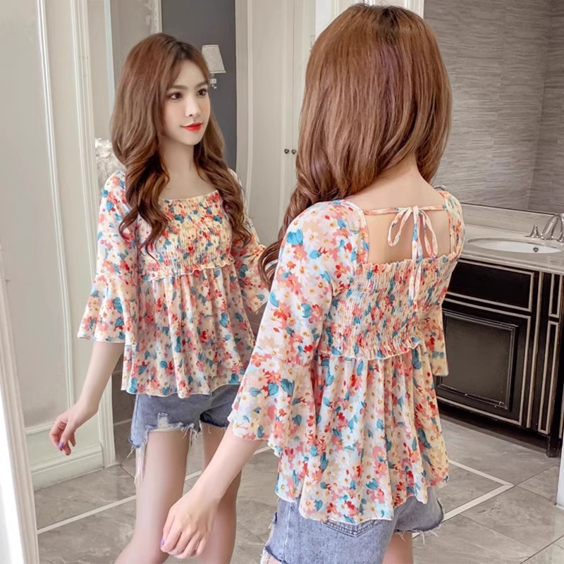เสื้อเชิ้ตผู้หญิงใส่ทํางาน 390 บาทต่อชิ้น ฟรีค่าจัดส่ง