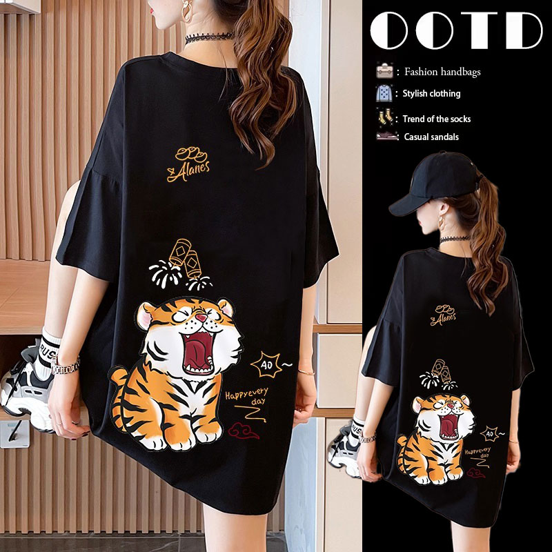 เสื้อยืดคนอ้วนแบบโอเวอร์ไซส์แบบ ulzzang fashion สนใจทักแชท