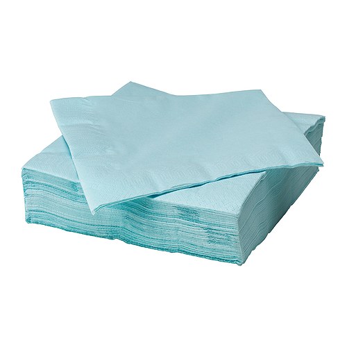 ช้อน-ส้อม หุ้มด้วยกระดาษเช็ดปากอย่างดี