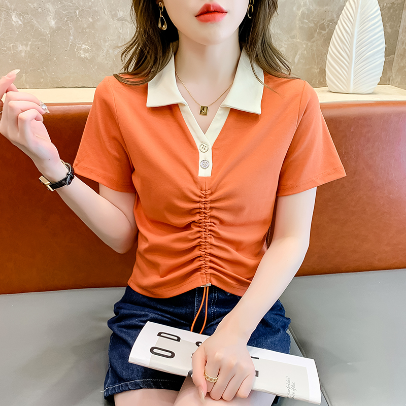 เสื้อผ้าวัยรุ่นเกาหลี เสื้อยืดวัยรุ่นผู้หญิง มีขนาด S M L XL