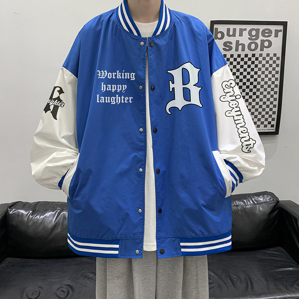 เสื้อแจ็คเก็ตเบสบอล เสื้อคลุม เสื้อแขนยาวสไตล์เกาหลี