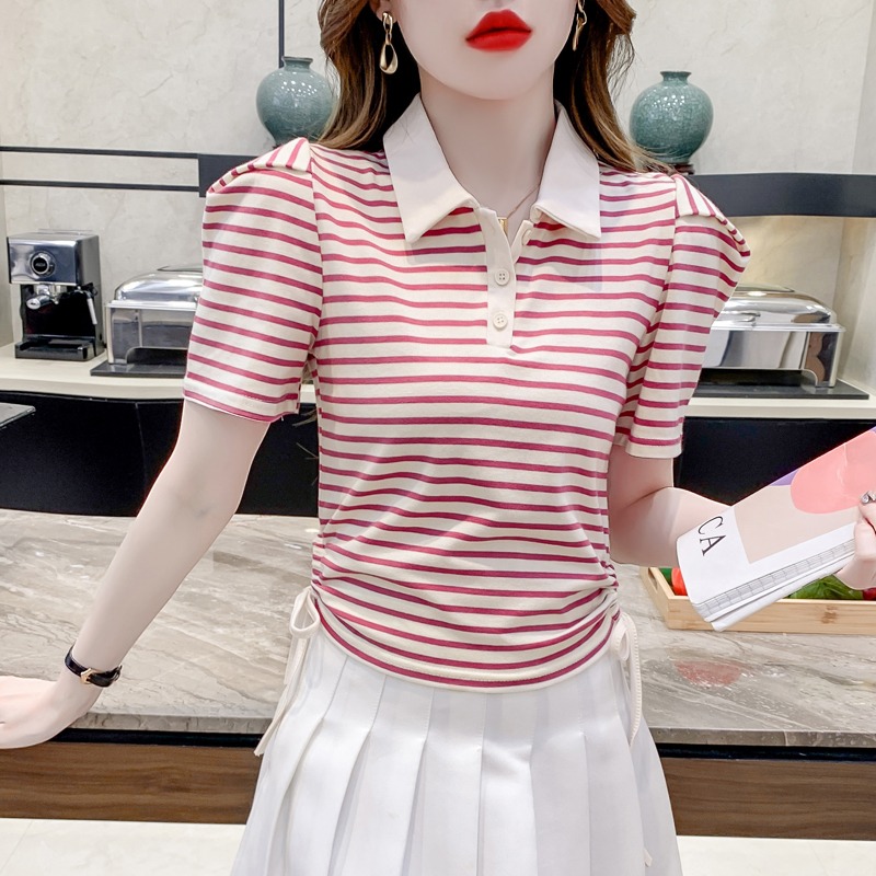 เสื้อผ้าวัยรุ่นเกาหลี เสื้อยืดวัยรุ่นผู้หญิง มีขนาด S M L XL