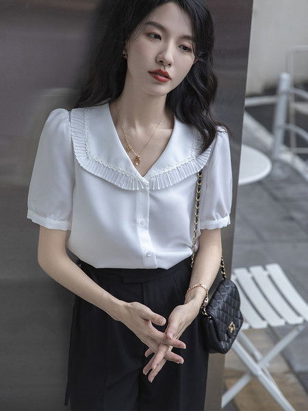 เสื้อชีฟองเกาหลี เสื้อชีฟองสวยๆ