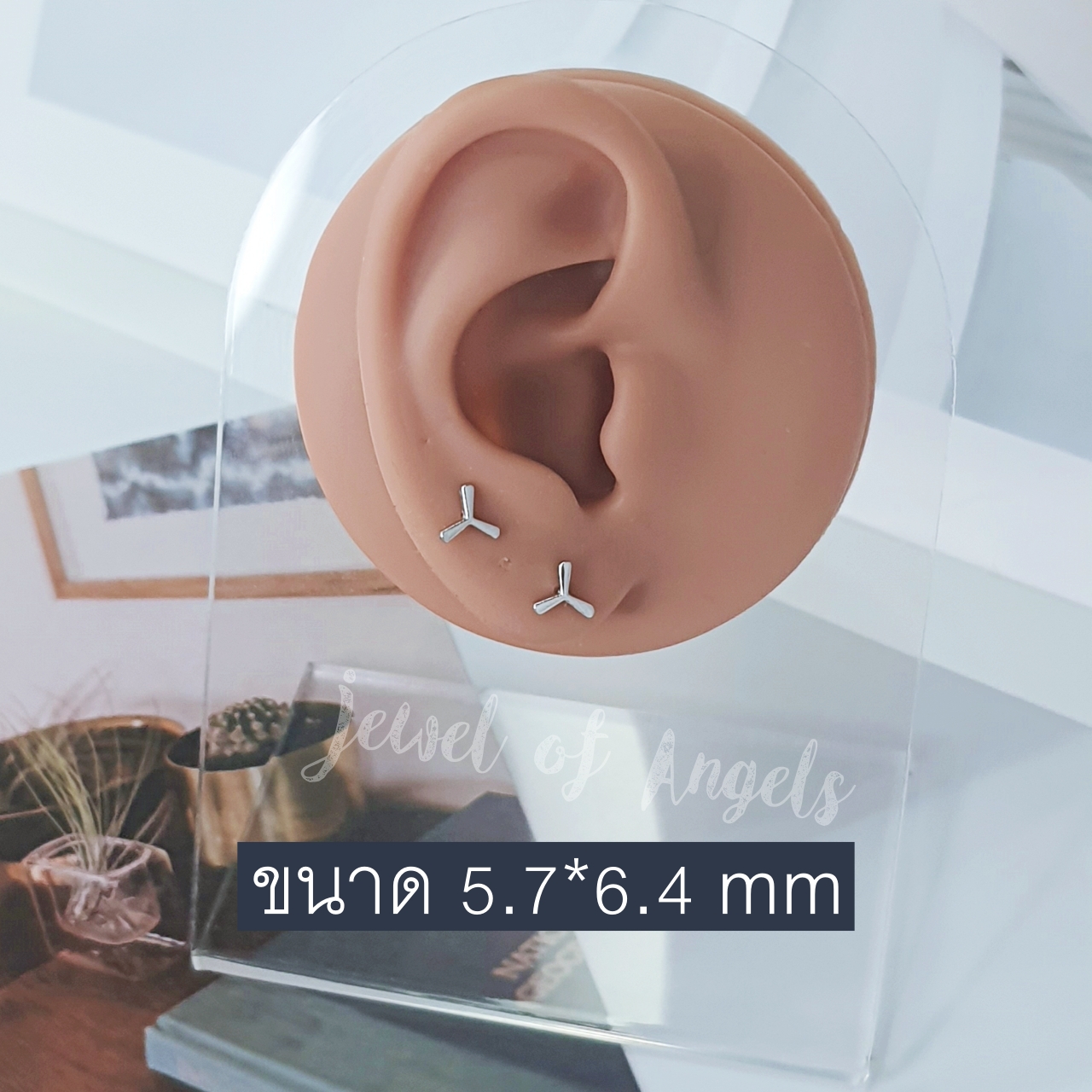 ต่างหูเงินแท้ S925 รุ่น Variety ต่างหูสตั๊ด stud มินิมอล ตุ้มหูเงินแท้ทั้งชิ้น Silver925