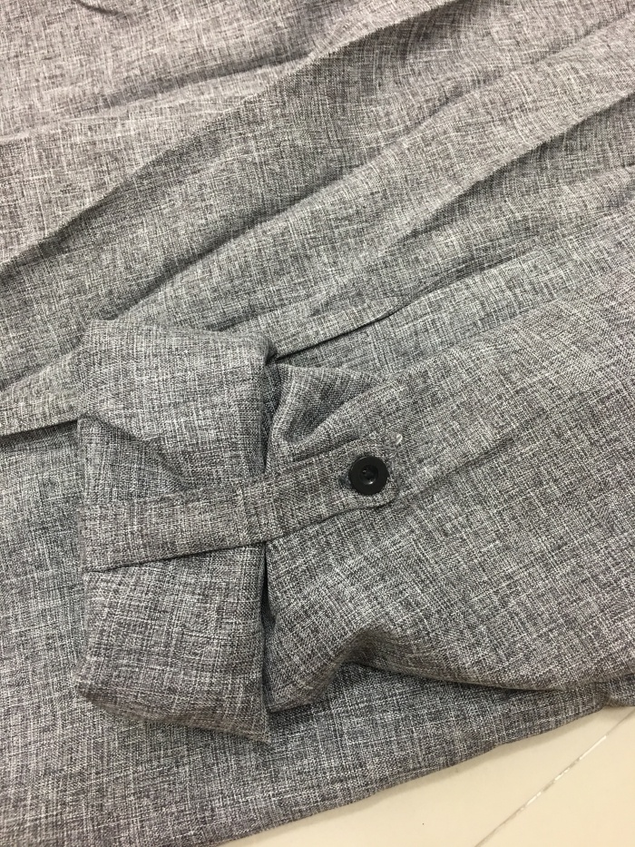 เสื้อคลุมตัวยาว ผ้าทอเนื้อบาง เบา ใส่สบาย ทรงสวย สไตล์ยุโรป พร้อมส่ง same pic