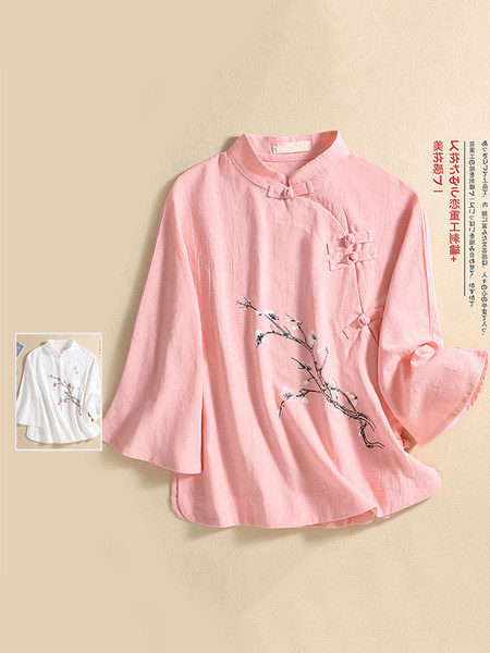 เสื้อลินิน เสื้อผ้าฝ้ายลินิน เสื้อเชิ้ตผ้าลินิน
