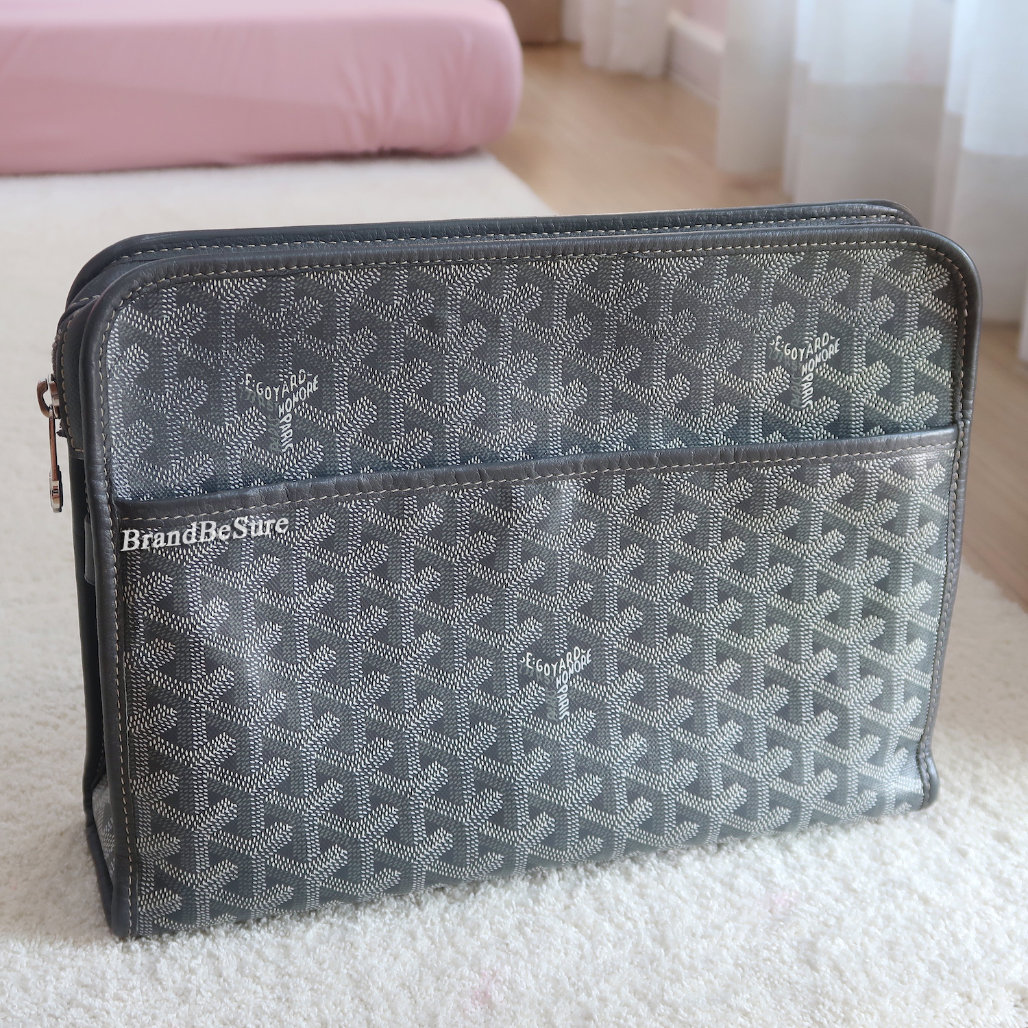 Goyard Grey Jouvence Clutch MM 2020
