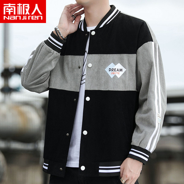 เสื้อแจ็คเก็ตเบสบอล เสื้อคลุม เสื้อแขนยาวสไตล์เกาหลี
