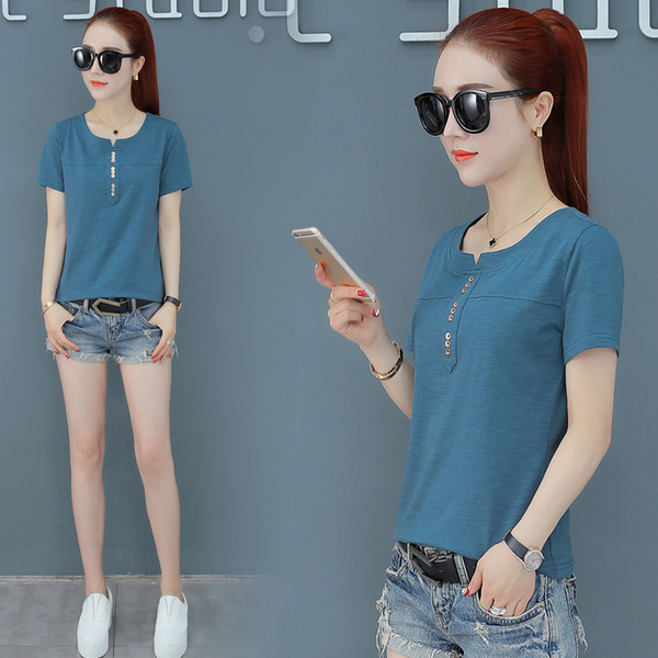 เสื้อผ้าแฟชั่นผู้หญิง เสื้อเชิ้ตแบบฮิตๆ T-shirt ผู้หญิง BY Yiyi