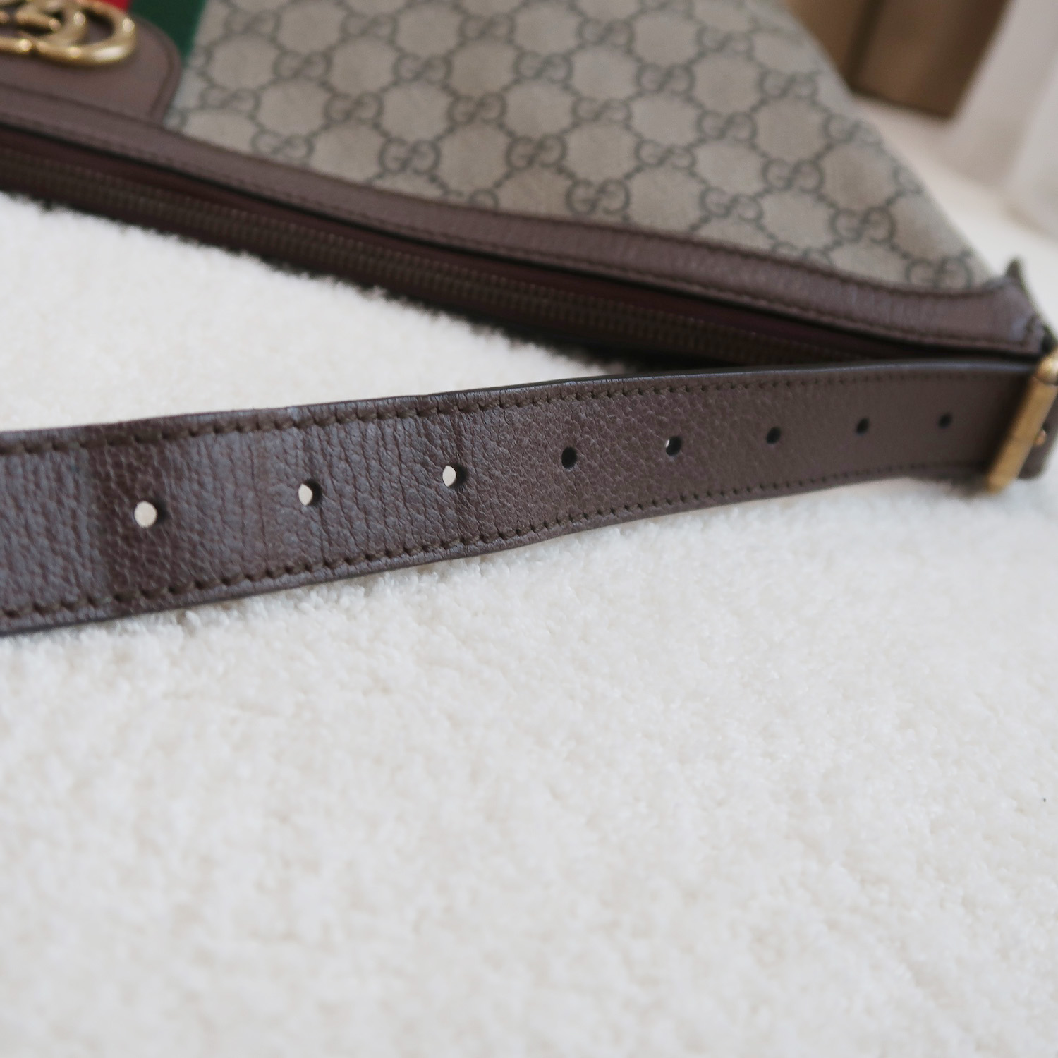 Gucci GG Ophidia Medium Zip Messenger Bag