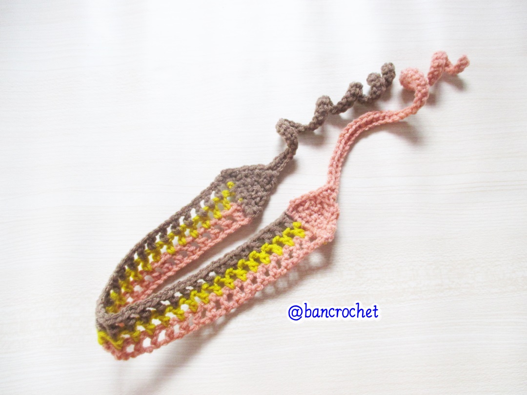 Bancrochet ที่คาดผมถักโครเชต์ crochet headband หลากสี 1-1.5*13 inch