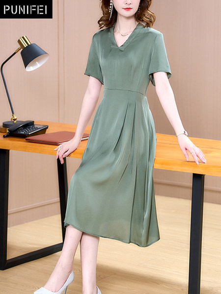 เดรสวัยผู้ใหญ่40-60ปี เดรสคุณแม่ ชุดเดรสทำงานวัยผู้ใหญ่ แบรนด์ MAMA DRESS