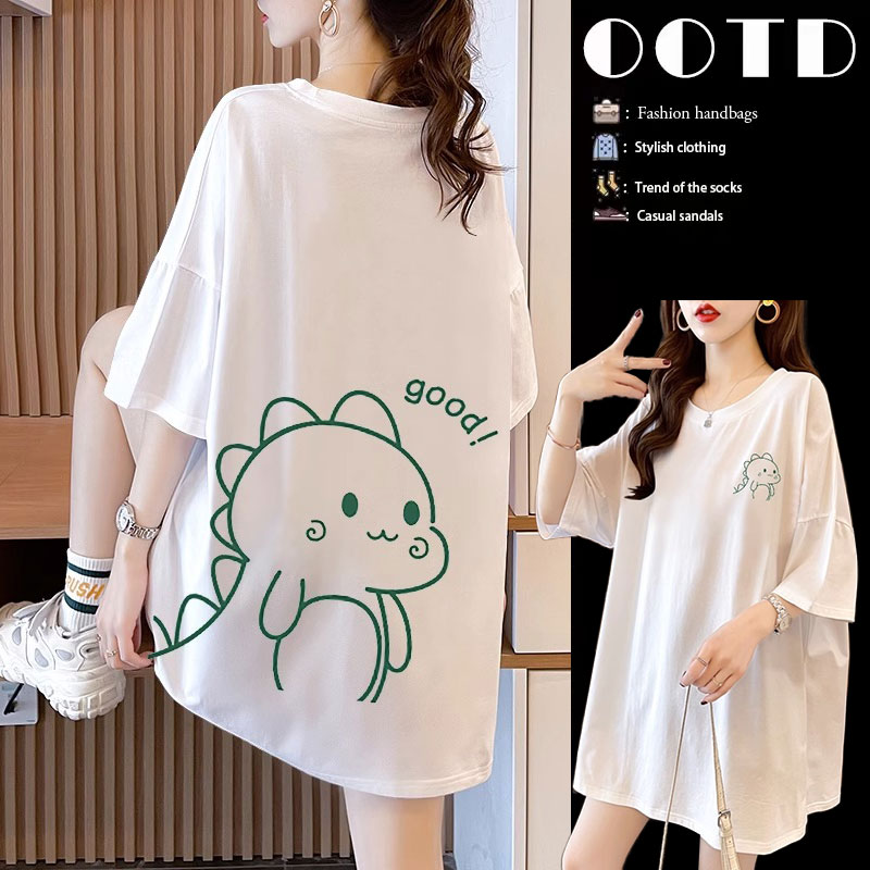 เสื้อยืดคนอ้วนแบบโอเวอร์ไซส์แบบ ulzzang fashion สนใจทักแชท