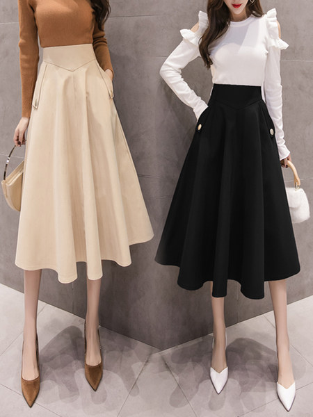 กระโปรงสวยๆ กระโปรงยาว กระโปรงใส่ทำงาน