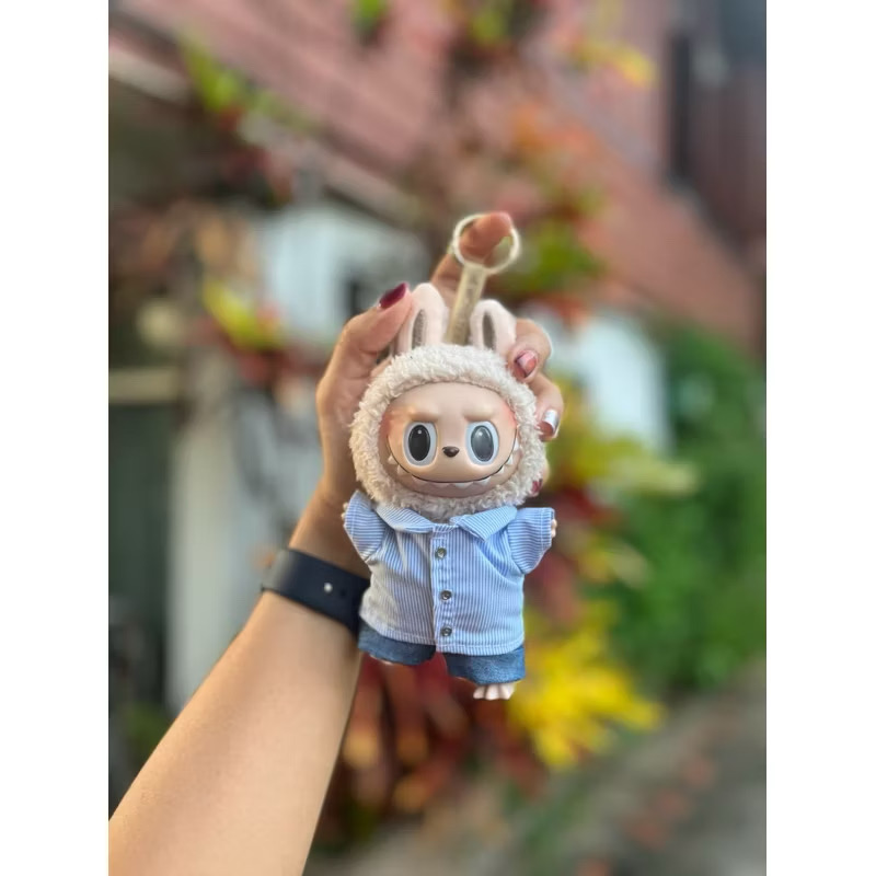 R035 ชุดสำหรับตุ๊กตา Labubu macaron