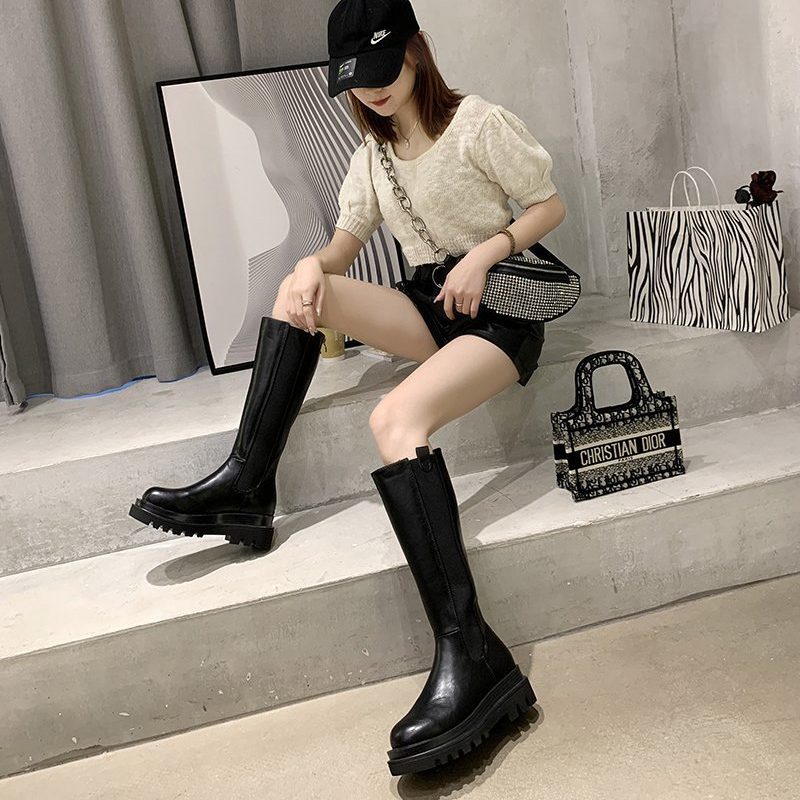 รองเท้าบูทแฟชั่นหญิง มีขนาดให้สั่งซื้อ 35 36 37 38 39 40