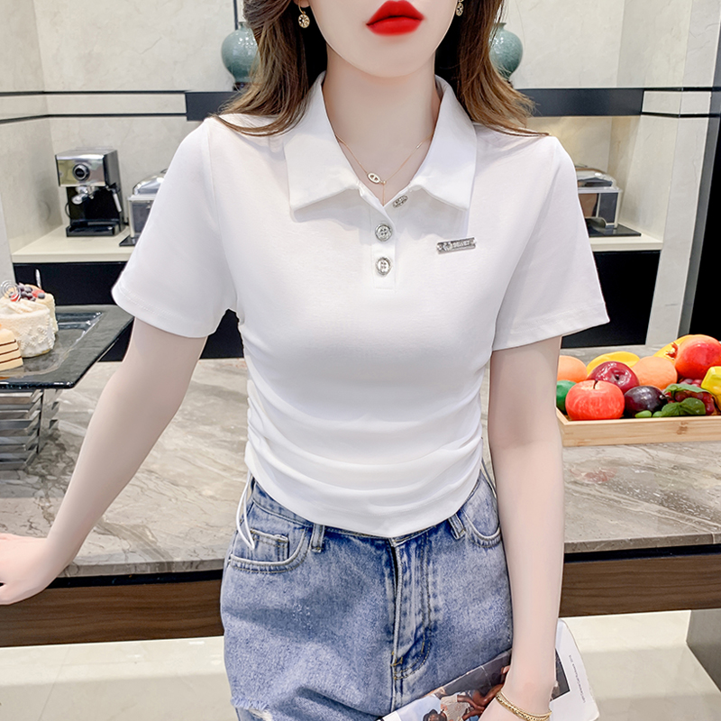 เสื้อผ้าวัยรุ่นเกาหลี เสื้อยืดวัยรุ่นผู้หญิง มีขนาด S M L XL