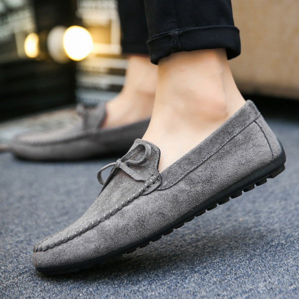 รองเท้าโลฟเฟอร์ชาย รองเท้าผู้ชาย รองเท้าแฟชั่นชาย รองเท้าหนังผู้ชาย Men Loafer Slip-On Shoes