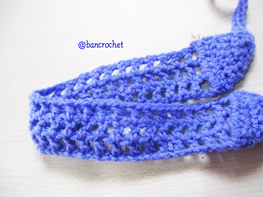 Bancrochet ราคาส่ง ที่คาดผมถักโครเชต์ crochet headband หลากสี 1-1.5*13 inch