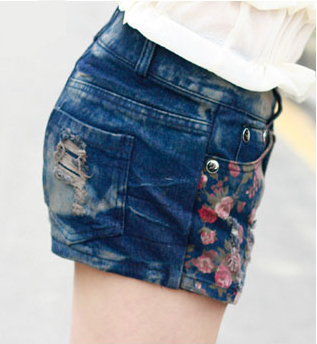 กระโปรงกางเกงสั้นยีนส์ งานนำเข้าสไตล์เกาหลี