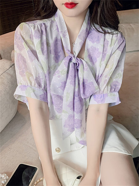 เสื้อชีฟองเกาหลี เสื้อชีฟองสวยๆ