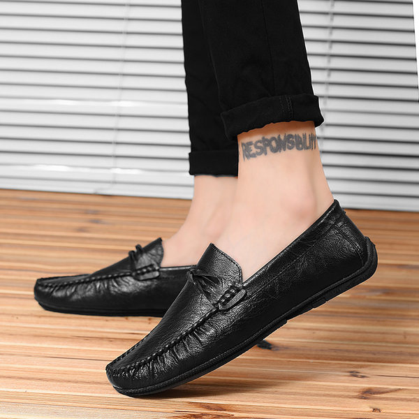 รองเท้าหนังผู้ชาย มีไซส์39-44 รองเท้าโลฟเฟอร์ชาย Slip-On Shoes
