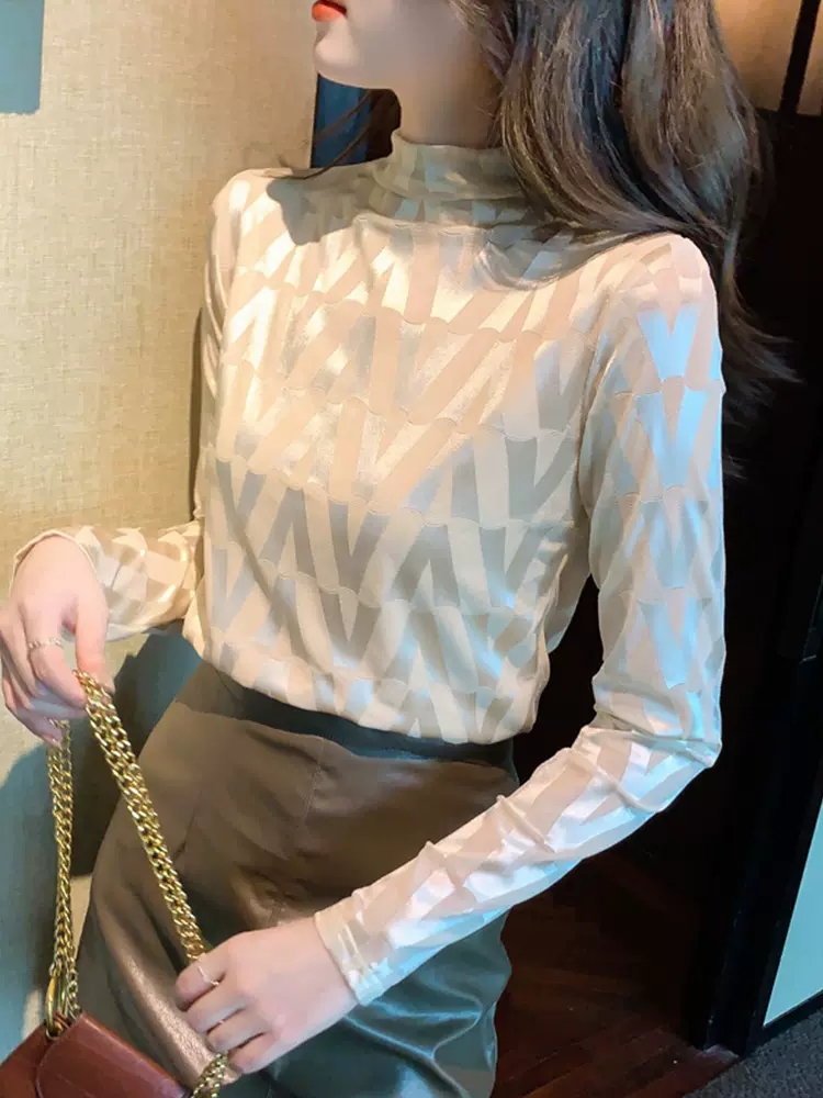 เสื้อลูกไม้ เสื้อเชิ้ตแขนยาว