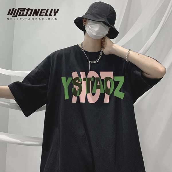 เสื้อยืดคอกลม ผู้ชาย เสื้อยืดผู้ชายเกาหลี เสื้อยืดเกาหลี แบรนด์ NELLY
