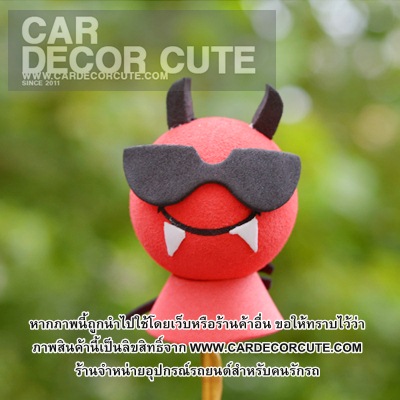 Antenna balls ลูกบอลน่ารักเสียบเสาอากาศรถยนต์ ลายการ์ตูน - แบบ E