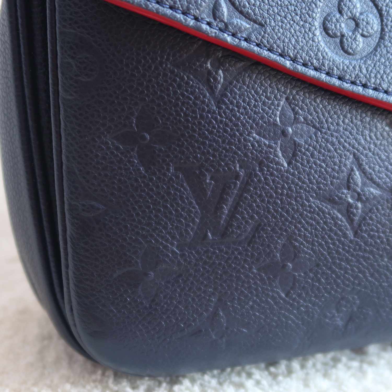 Louis Vuitton Blue Monogram Empreinte Metis Pochette