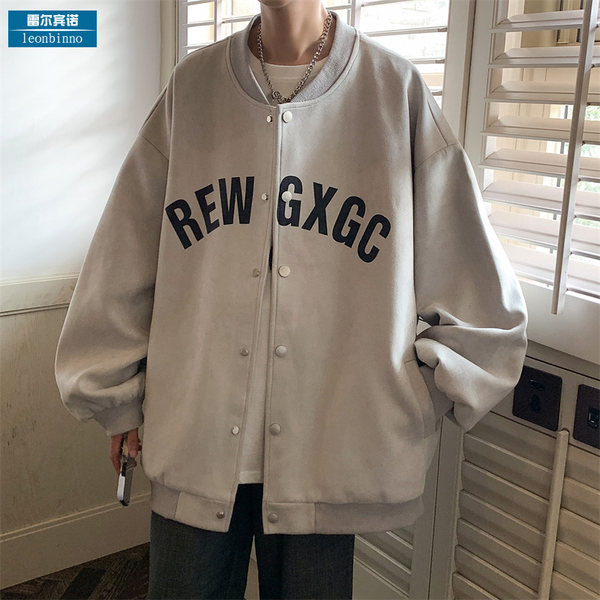 เสื้อแจ็คเก็ตเบสบอล เสื้อคลุม เสื้อแขนยาวสไตล์เกาหลี