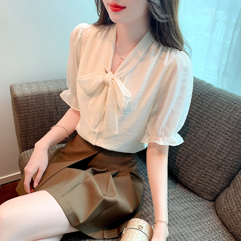 เสื้อเชิ้ตผู้หญิงแขนยาว เสื้อเชิ้ตผู้หญิงใส่ทํางาน 390 บาทต่อชิ้น ฟรีค่าจัดส่ง
