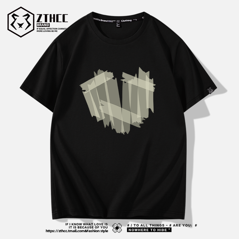 เสื้อยืดผู้ชายอ้วน S-6XLน้ำหนักผู้สวม40-135กิโลกรัมใส่ได้ ส่งฟรี