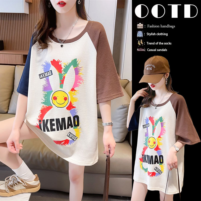 เสื้อยืดคนอ้วนแบบโอเวอร์ไซส์แบบ ulzzang fashion สนใจทักแชท