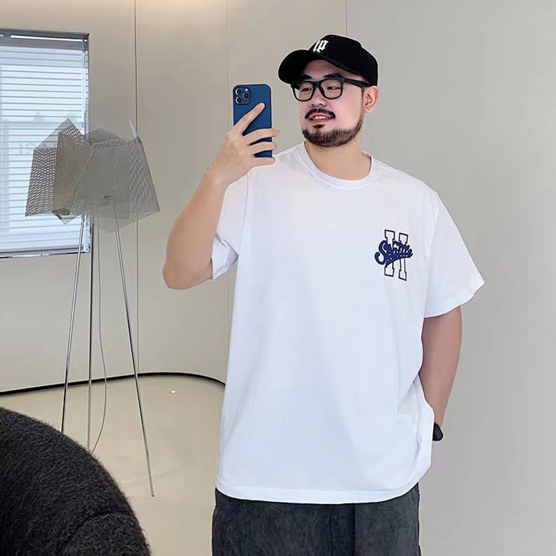 เสื้อยืดผู้ชายอ้วน S-5XL(อกเสื้อ39-51นิ้ว)