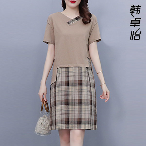 เดรสวัยผู้ใหญ่40-60ปี เดรสคุณแม่ ชุดเดรสทำงานวัยผู้ใหญ่ แบรนด์ MAMA DRESS