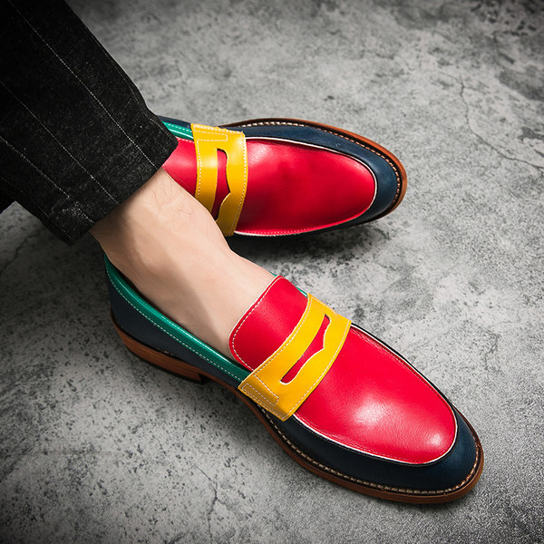 รองเท้าหนังผู้ชาย มีไซส์39-44 รองเท้าโลฟเฟอร์ชาย Slip-On Shoes