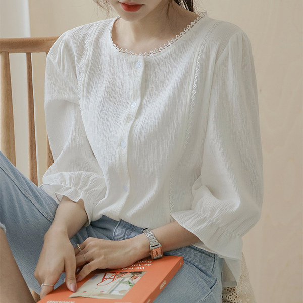 เสื้อชีฟองเกาหลี เสื้อชีฟองสวยๆ