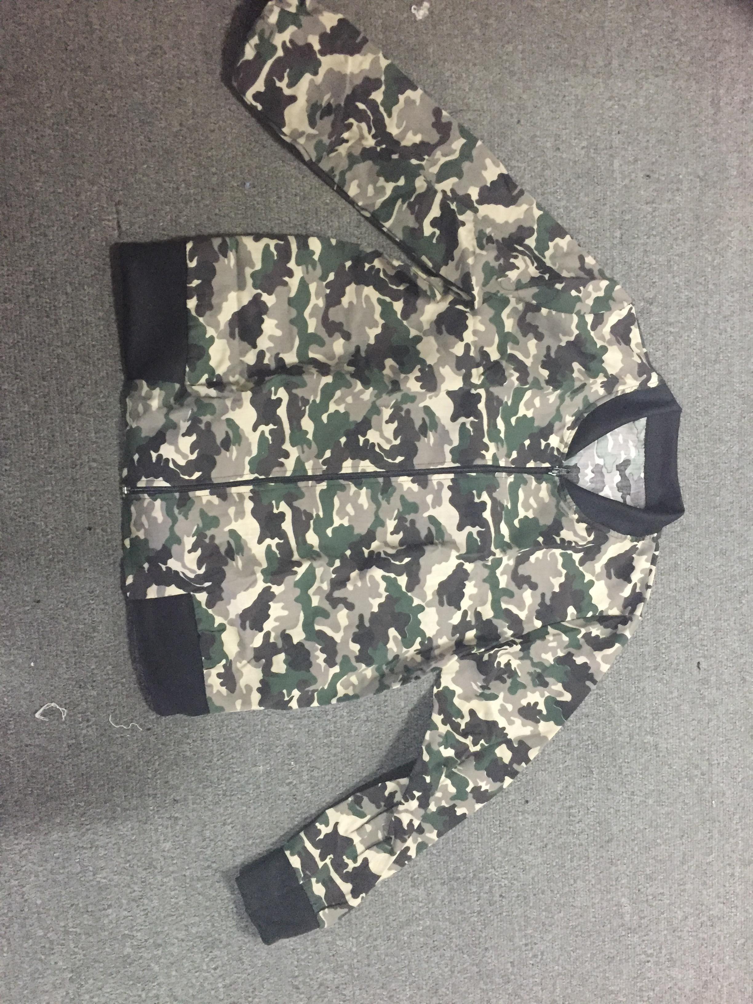 เสื้อคลุม Jackket ลายทหาร เท่ๆ ผ้าเทโร เนื้อเบา ใส่สบาย พร้อมส่ง same pic