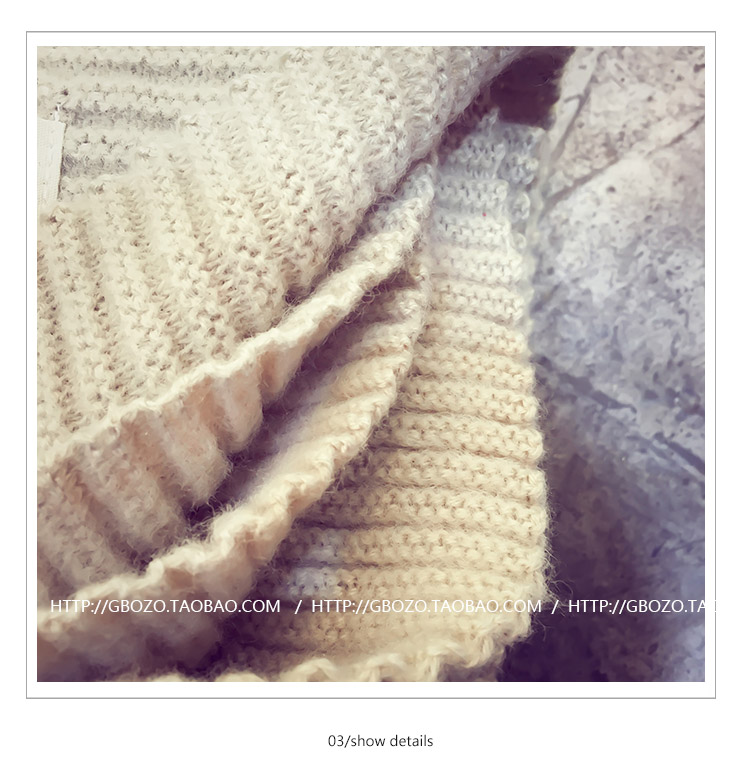 สีเขียว ผ้าพันคอ สไตล์เกาหลี ไหมพรม พร้อมส่ง