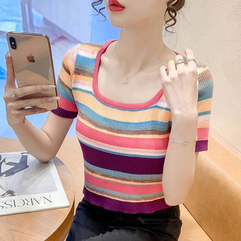 เสื้อยืดวัยรุ่นน่ารักๆ เสื้อวัยรุ่นแขนสั้น เสื้อผ้าวัยรุ่นเกาหลี แบรนด์ Wiyike