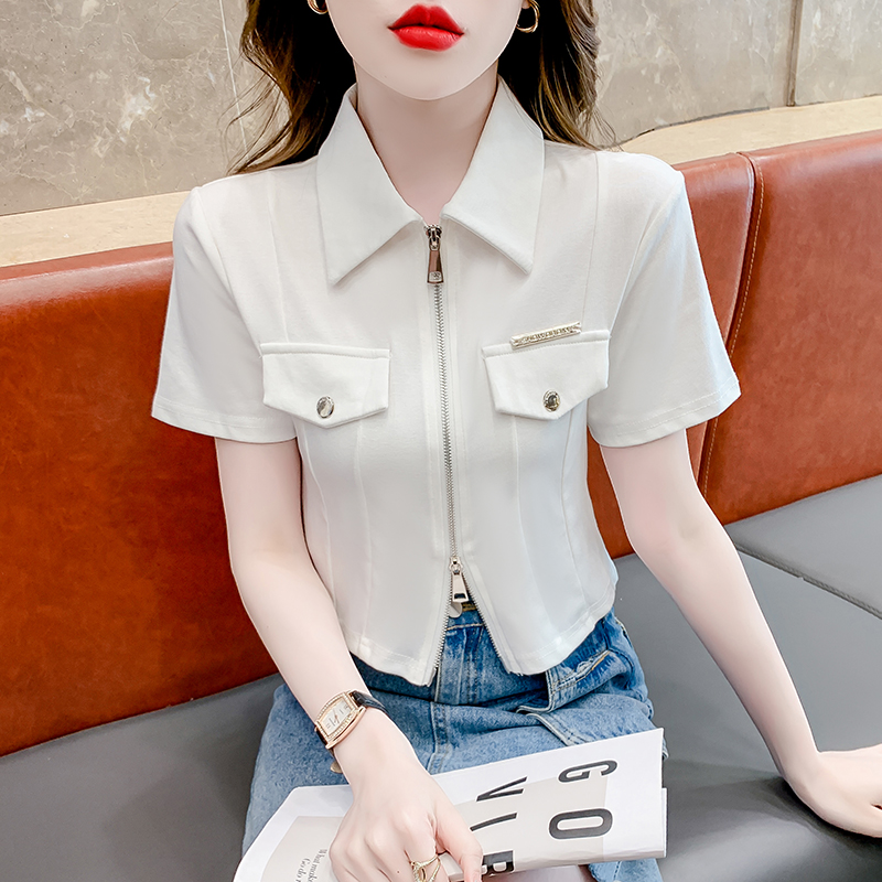 เสื้อผ้าวัยรุ่นเกาหลี เสื้อยืดวัยรุ่นผู้หญิง มีขนาด S M L XL
