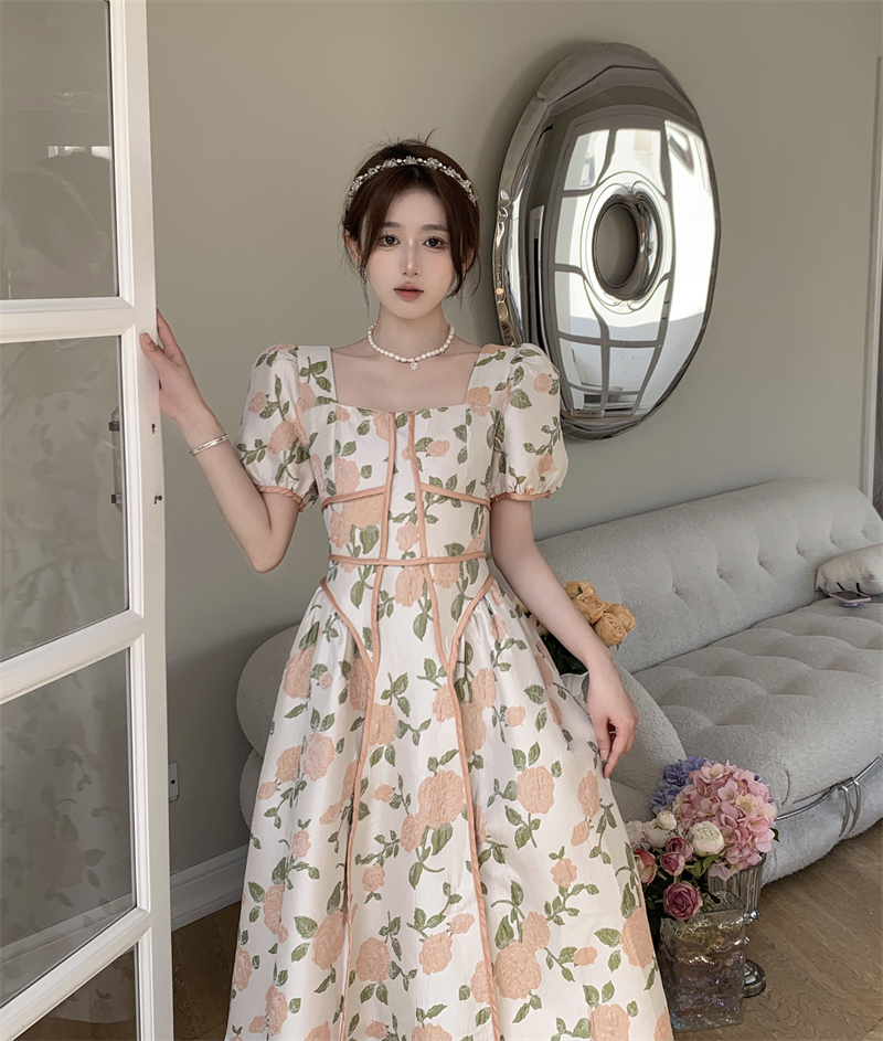 เดรสแขนสั้น มีไซส์ L-4XLอก 38-47 นิ้ว ใส่ได้ทั้งสาวหุ่นดีน่ารักจนถึงสาวอวบพลัสไซส์ จัดส่งฟรี! ทักแชทสั่งซื้อ