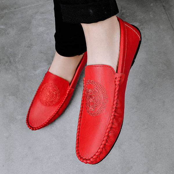 รองเท้าหนังผู้ชาย มีไซส์39-44 รองเท้าโลฟเฟอร์ชาย Slip-On Shoes
