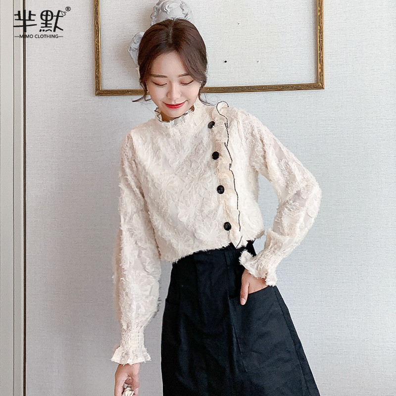 เสื้อลูกไม้ เสื้อเชิ้ตแขนยาว