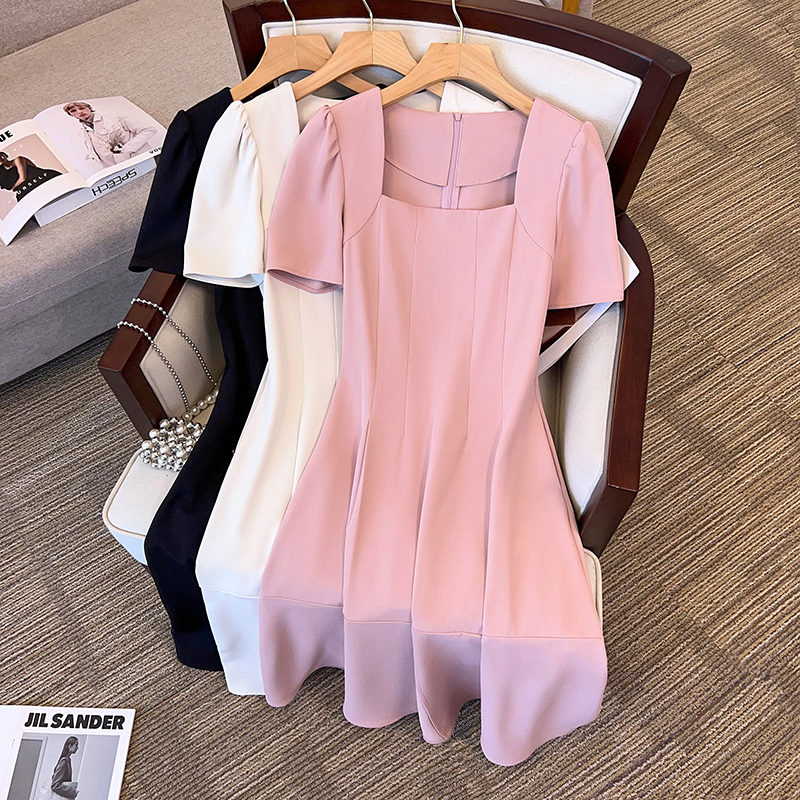 เดรสสาวอวบ มีไซส์ L-4XLอกเสื้อ 38-47 นิ้ว ใส่ได้ทั้งสาวหุ่นดีน่ารักจนถึงสาวอวบพลัสไซส์ จัดส่งฟรี! ทักแชทสั่งซื้อ