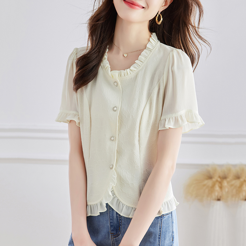 เสื้อเชิ้ตผู้หญิงแขนยาว เสื้อเชิ้ตผู้หญิงใส่ทํางาน 390 บาทต่อชิ้น ฟรีค่าจัดส่ง