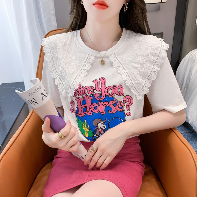 เสื้อยืดวัยรุ่นน่ารักๆ เสื้อวัยรุ่นแขนสั้น เสื้อผ้าวัยรุ่นเกาหลี แบรนด์ Wiyike